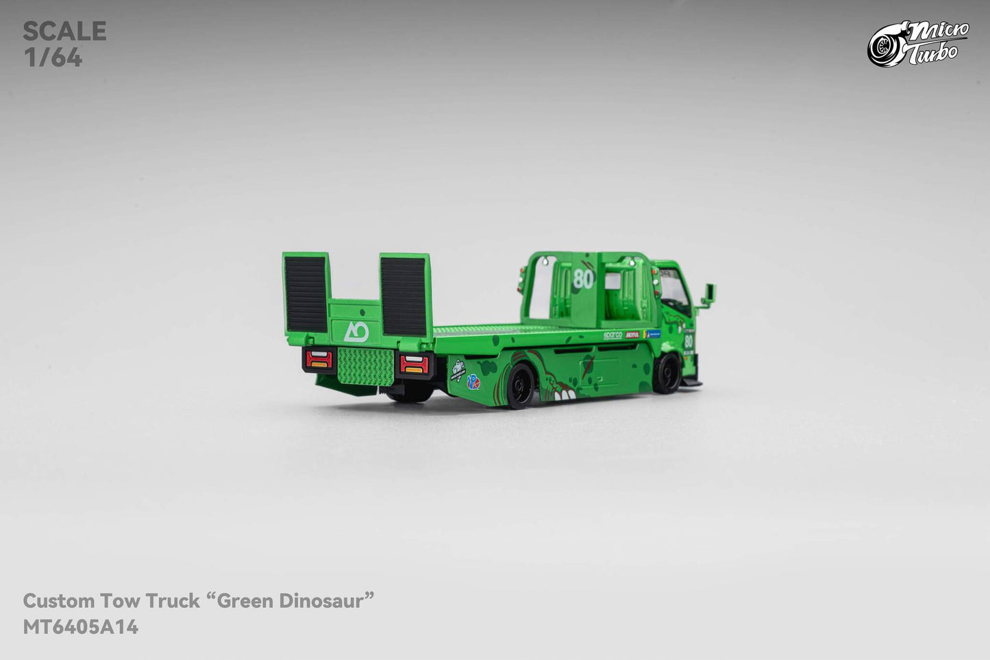(MT6405A14) Microturbo Custom Hauler - Green Dino (Rexy)