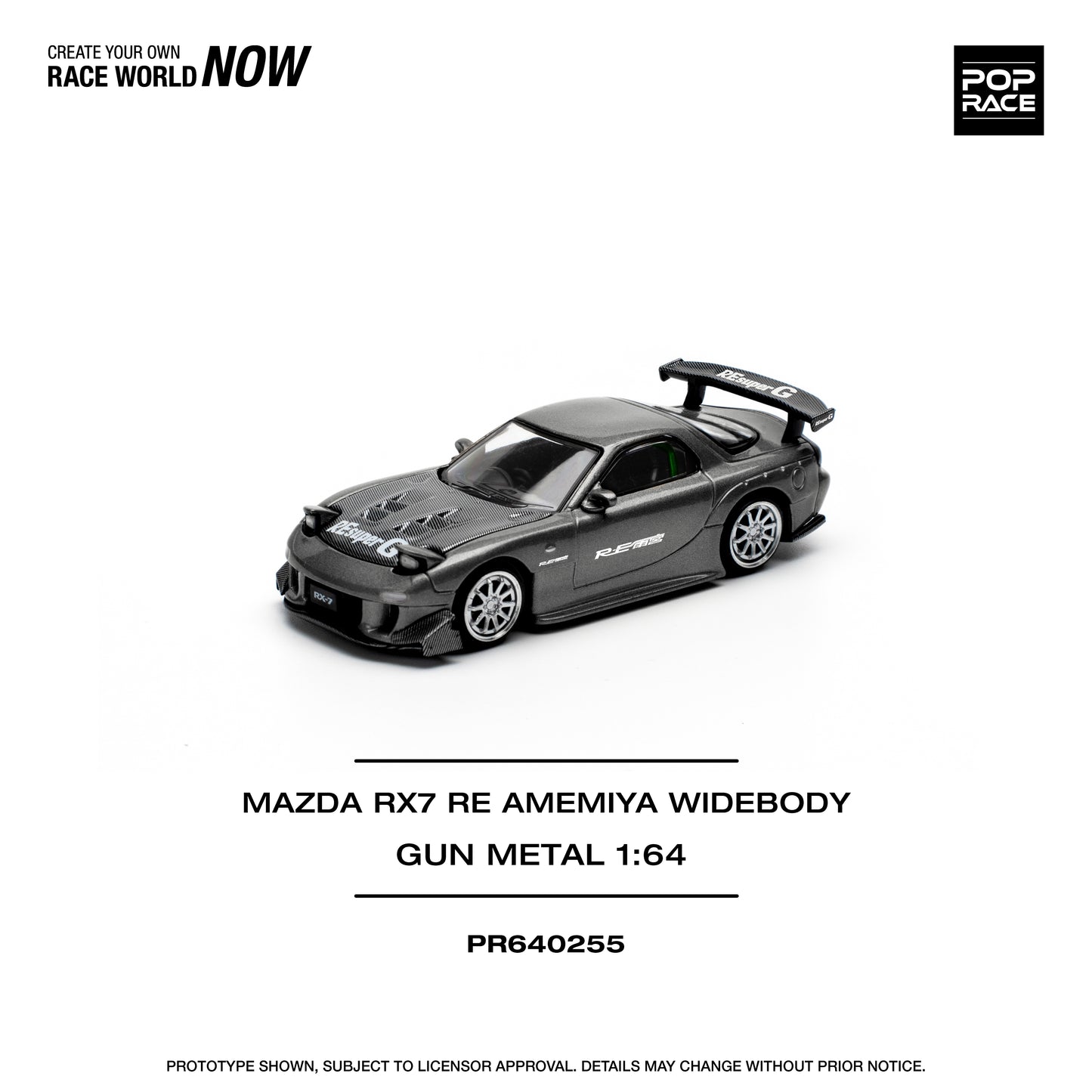 (PR640255) MAZDA RX7 RE-AMEMIYA - GUN METAL