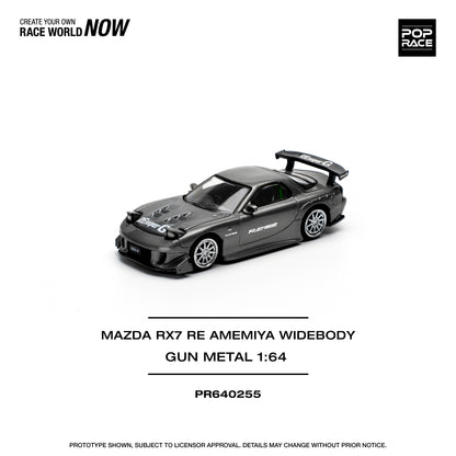 (PR640255) MAZDA RX7 RE-AMEMIYA - GUN METAL