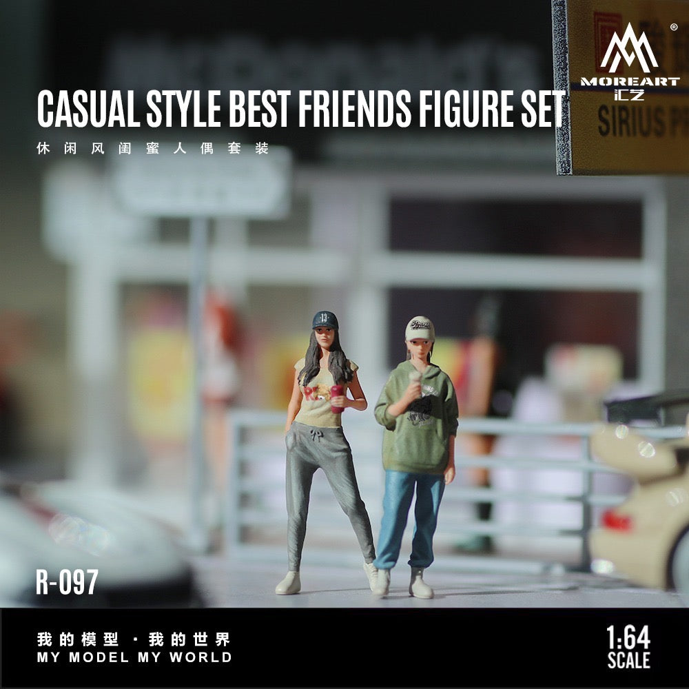 (Pre-Order) (MO223097) Casual Besties Resin Model set