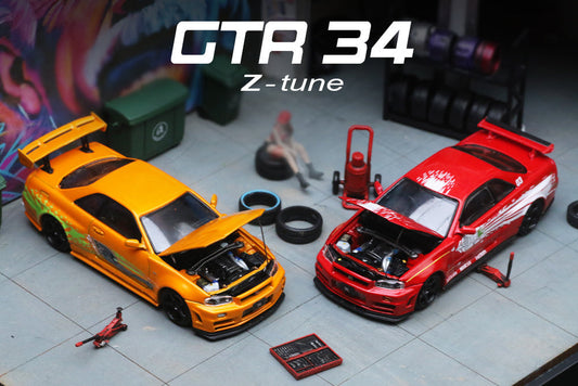 (TM643435 & TM643436) Nissan Skyline GTR34