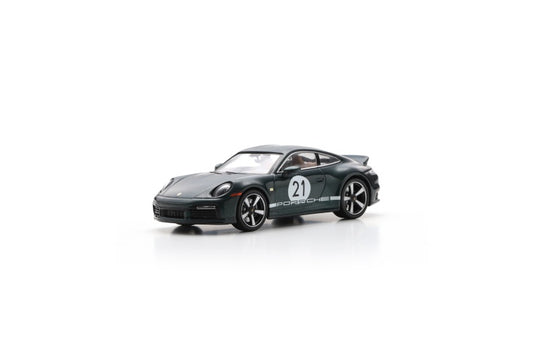 (Pre-Order) (43U00004) (1:43) Porsche 911 Sport Classic (992) - Porsche Racing Green metallic with heritage package - 2022