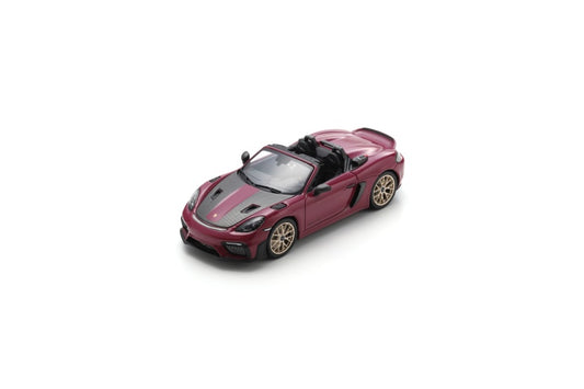 (Pre-Order) (43U00011) (1:43) Porsche 718 Spyder RS ruby-star with Weissach Package - 2023