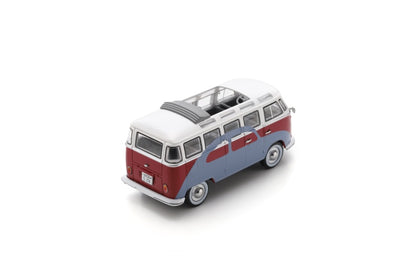 (Pre-Order) (43U00101) (1:43) VW T1 Samba Bus with VW Beetle design on both sides
