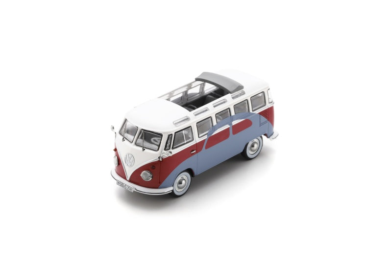(Pre-Order) (43U00101) (1:43) VW T1 Samba Bus with VW Beetle design on both sides