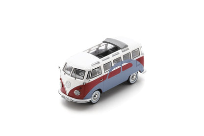 (Pre-Order) (43U00101) (1:43) VW T1 Samba Bus with VW Beetle design on both sides