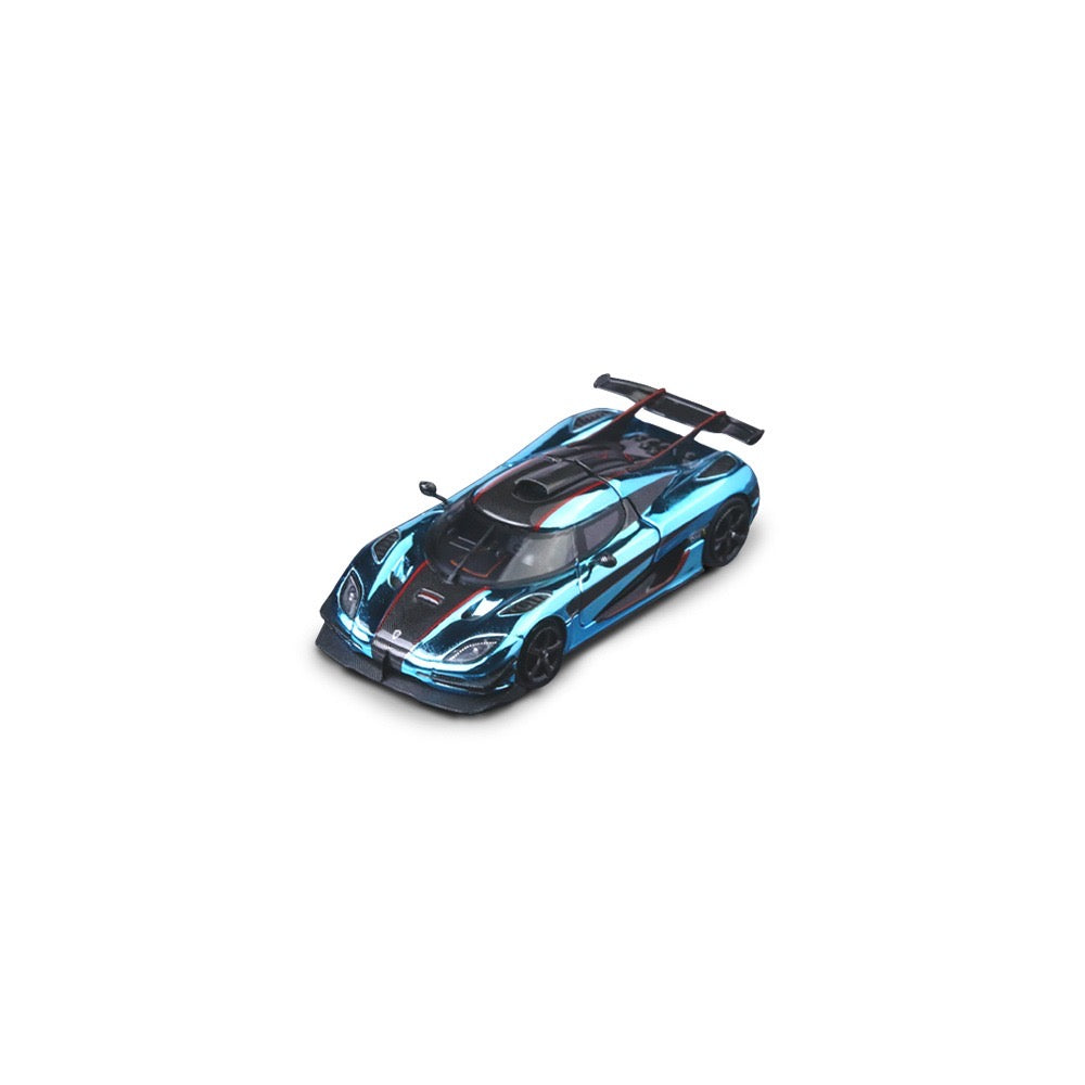 (Pre-Order)(TT644818) Koenigsegg One:1 (Metallic Ice Blue)