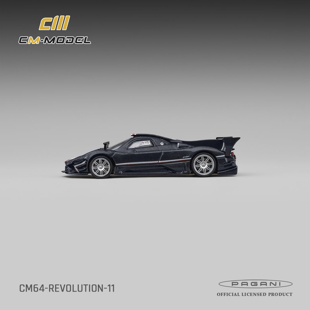 (Pre-Order)(CM64-REVOLUTION-11) Pagani Zonda Revlucion Navy Carbon Fiber