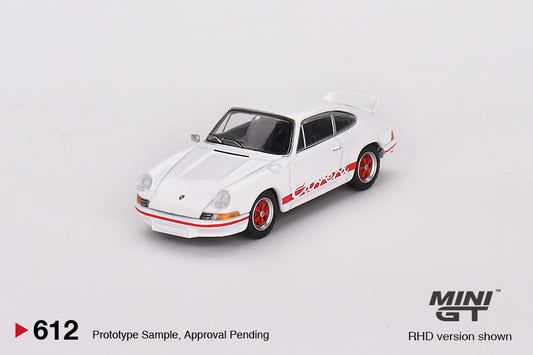 (MGT00612) Mini GT Porsche 911 Carrera RS 2.7 - Grand Prix White with Red Livery