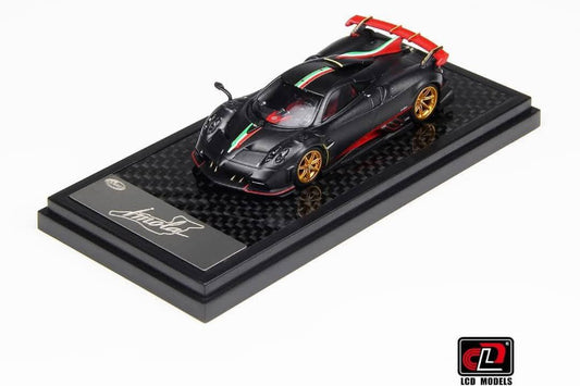 (Pre-Order)(LCD64041-MBCI) Pagani Imola (Matt Black Carbon with Italian Flag)
