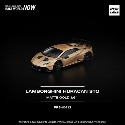 (Pre-Order) (PR640413) LAMBORGHINI HURACAN STO MATTE GOLD