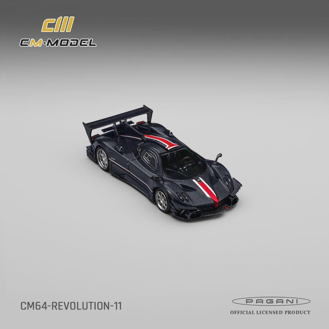 (Pre-Order)(CM64-REVOLUTION-11) Pagani Zonda Revlucion Navy Carbon Fiber