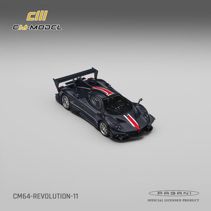 (Pre-Order)(CM64-REVOLUTION-11) Pagani Zonda Revlucion Navy Carbon Fiber