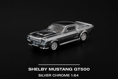 (Pre-Order) (PR640312) SHELBY MUSTANG GT500 SILVER CHROME