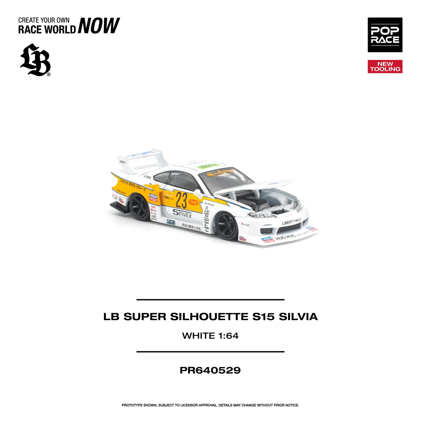 (Pre-Order) (PR640529) LB SUPER SILHOUETTE S15 SILVIA - WHITE