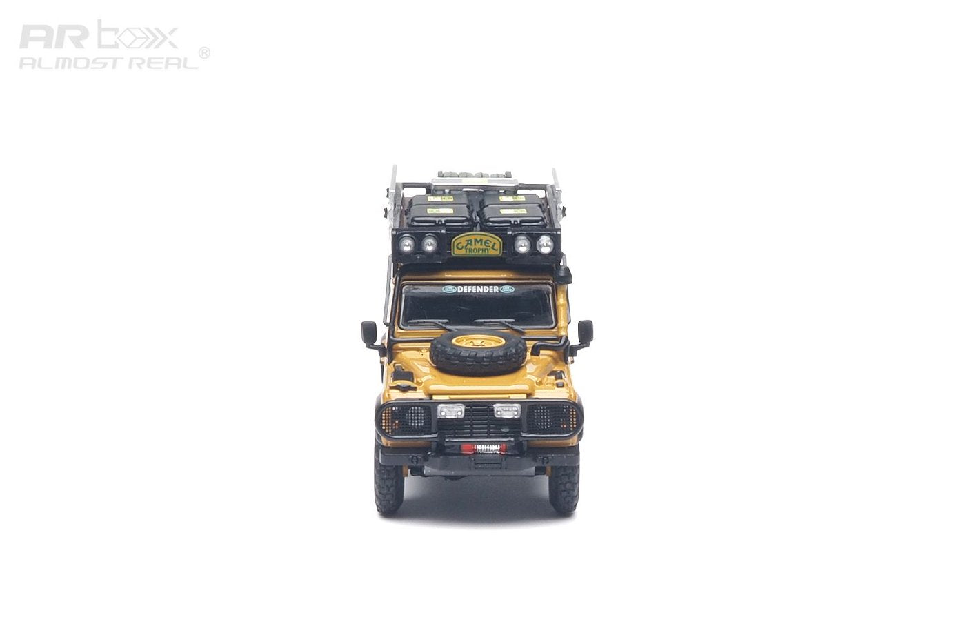 A Land Rover Defender 110 "Camel Trophy" Support Unit Sabah-Malaysia from 1993, from ARbox Almost Real - Front view
