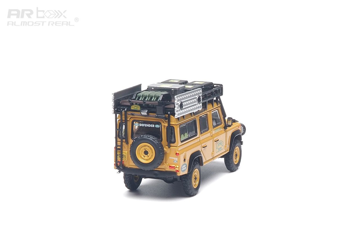 A Land Rover Defender 110 "Camel Trophy" Support Unit Sabah-Malaysia from 1993, from ARbox Almost Real - Rear View