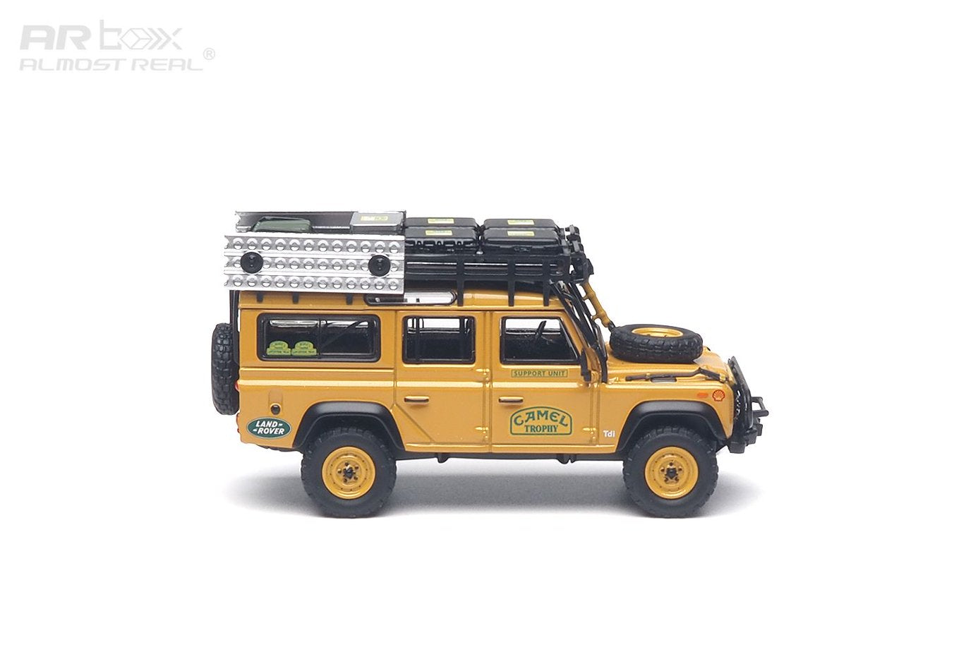 A Land Rover Defender 110 "Camel Trophy" Support Unit Sabah-Malaysia from 1993, from ARbox Almost Real - Side View