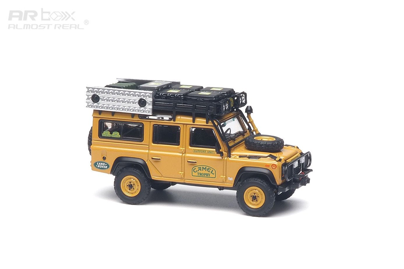 A Land Rover Defender 110 "Camel Trophy" Support Unit Sabah-Malaysia from 1993, from ARbox Almost Real - Side VIew 