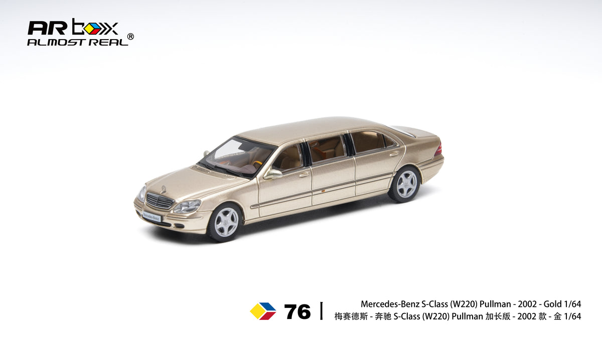 (Pre-Order)(620412001) AR Box - Mercedes-Benz S-Class Pullman - 2002 - Gold