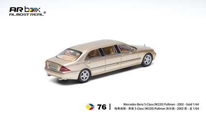 (Pre-Order)(620412001) AR Box - Mercedes-Benz S-Class Pullman - 2002 - Gold