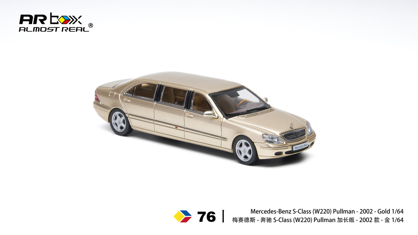 (Pre-Order)(620412001) AR Box - Mercedes-Benz S-Class Pullman - 2002 - Gold