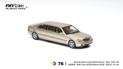 (Pre-Order)(620412001) AR Box - Mercedes-Benz S-Class Pullman - 2002 - Gold