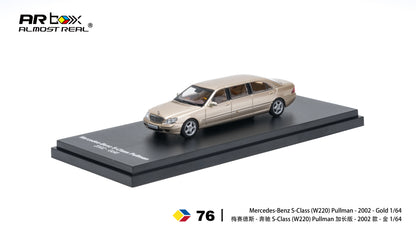 (Pre-Order)(620412001) AR Box - Mercedes-Benz S-Class Pullman - 2002 - Gold