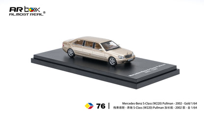 (Pre-Order)(620412001) AR Box - Mercedes-Benz S-Class Pullman - 2002 - Gold
