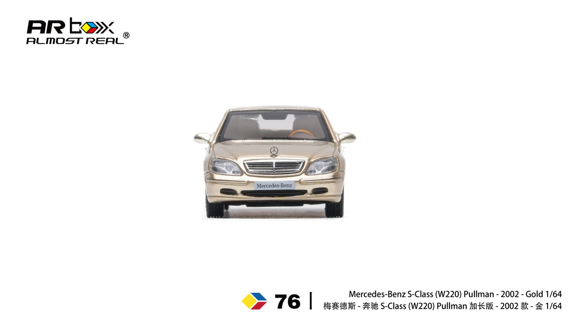 (Pre-Order)(620412001) AR Box - Mercedes-Benz S-Class Pullman - 2002 - Gold
