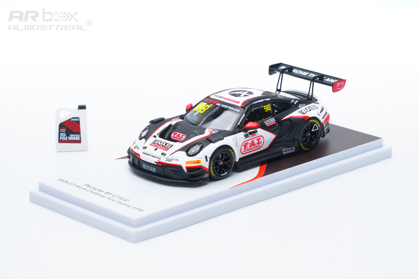 (Pre-Order)(640004111) AR Box - Porsche 911 GT3 R - 2026 GT World Challenge Asia Sepang #918