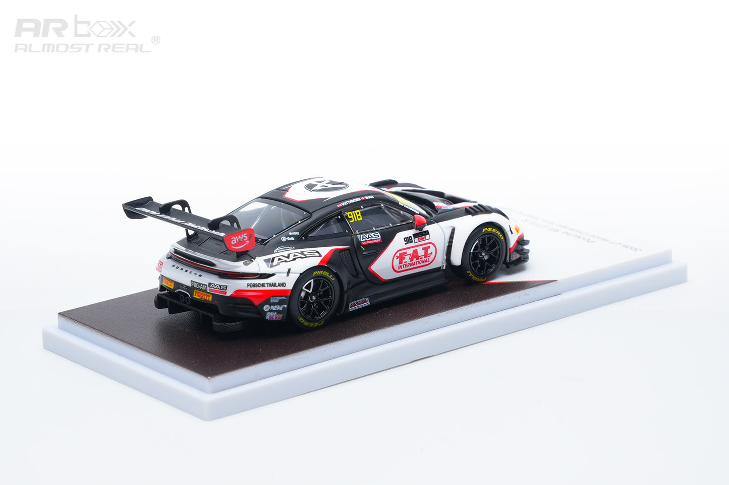 (Pre-Order)(640004111) AR Box - Porsche 911 GT3 R - 2026 GT World Challenge Asia Sepang #918