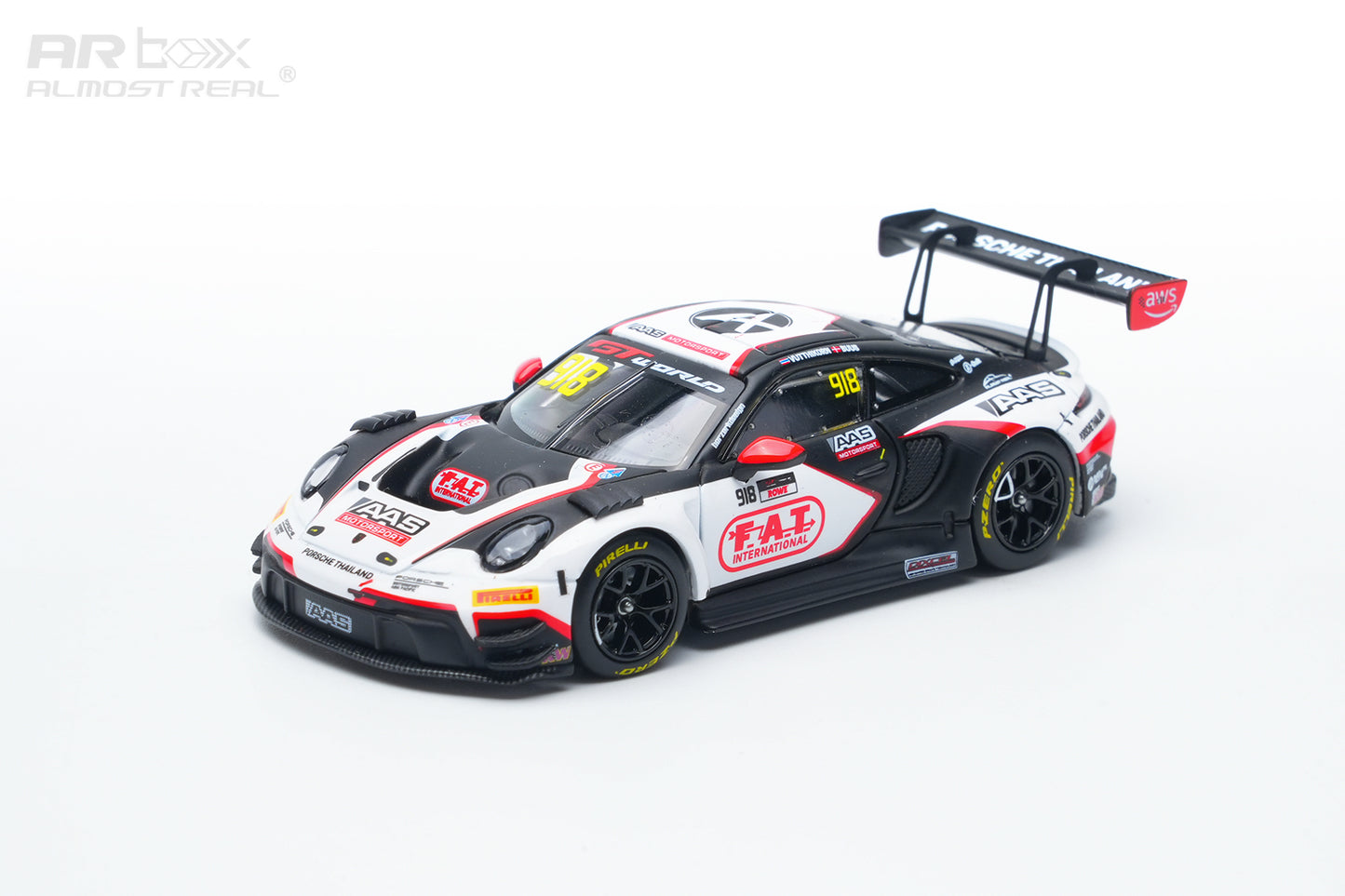 (Pre-Order)(640004111) AR Box - Porsche 911 GT3 R - 2026 GT World Challenge Asia Sepang #918