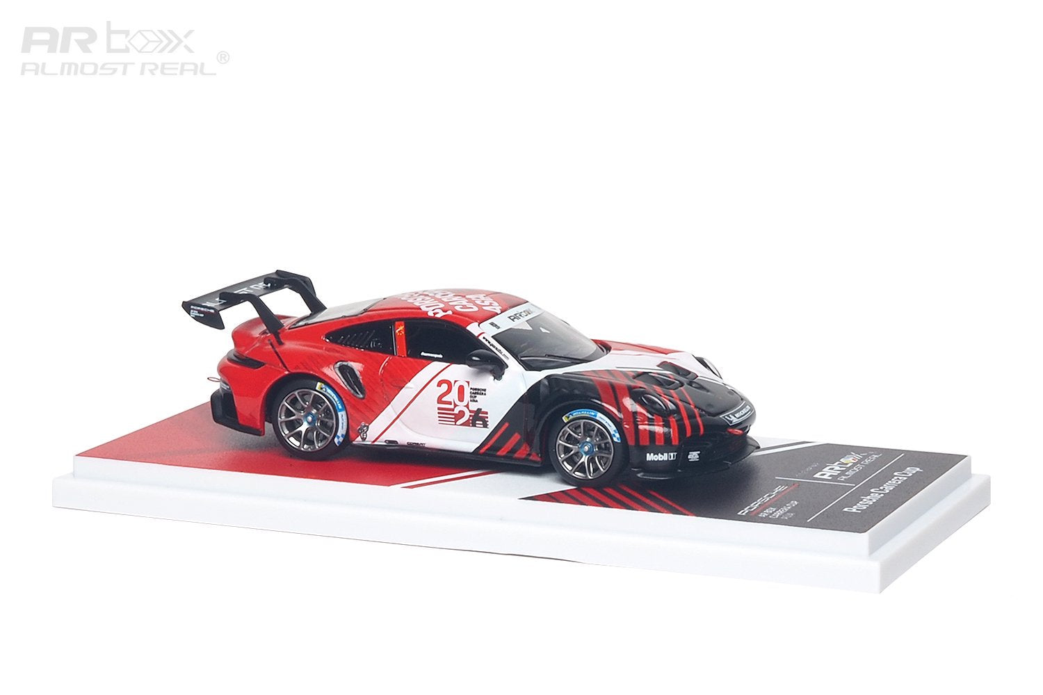 640010001 AR Box Porsche 911 Cup Asia 2026 1:64 Scale Diecast - Side View