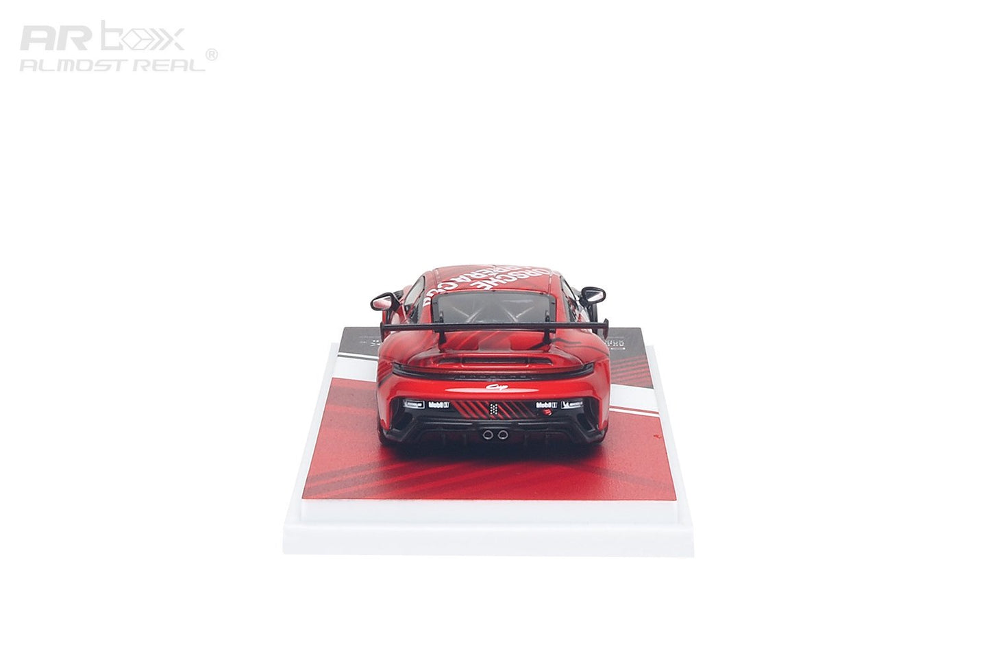 640010001 AR Box Porsche 911 Cup Asia 2026 1:64 Scale Diecast - Back View
