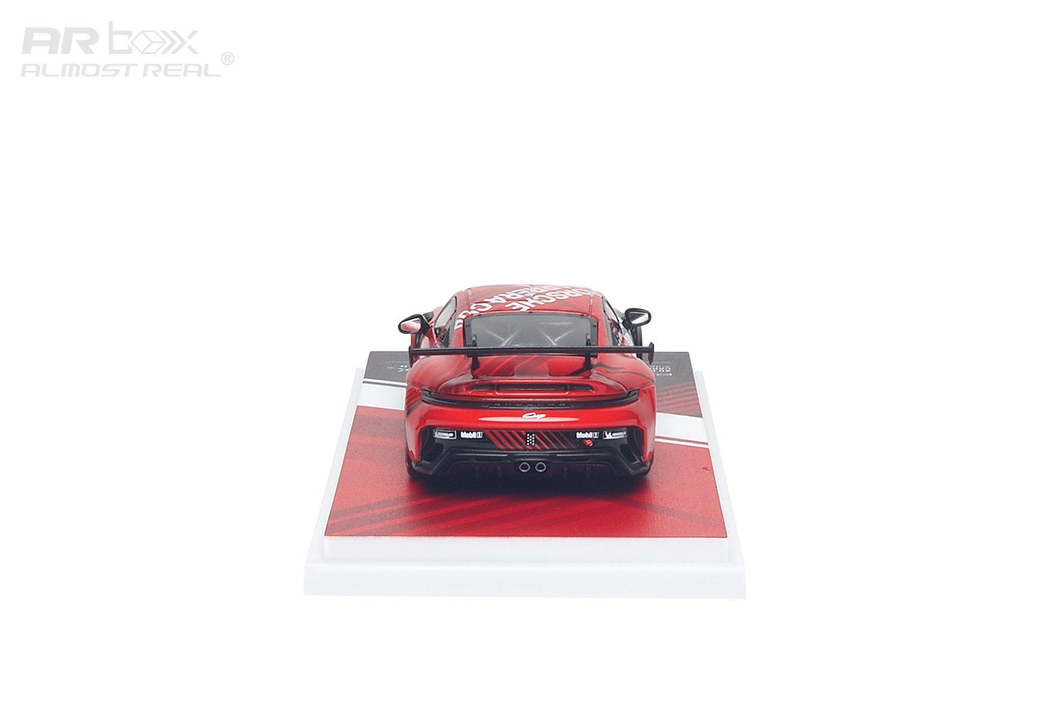 640010001 AR Box Porsche 911 Cup Asia 2026 1:64 Scale Diecast - Back View
