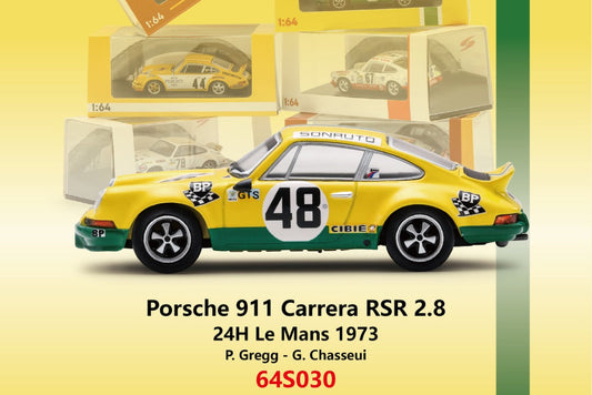 (Pre-Order) (64S030) Porsche 911 Carrera RSR 2.8 No.48 24H Le Mans 1973