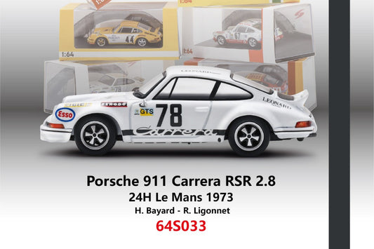 (Pre-Order) (64S033) Porsche 911 Carrera RSR 2.8 No.78 Le Mans 1973 - H. Bayard - R. Ligonnet