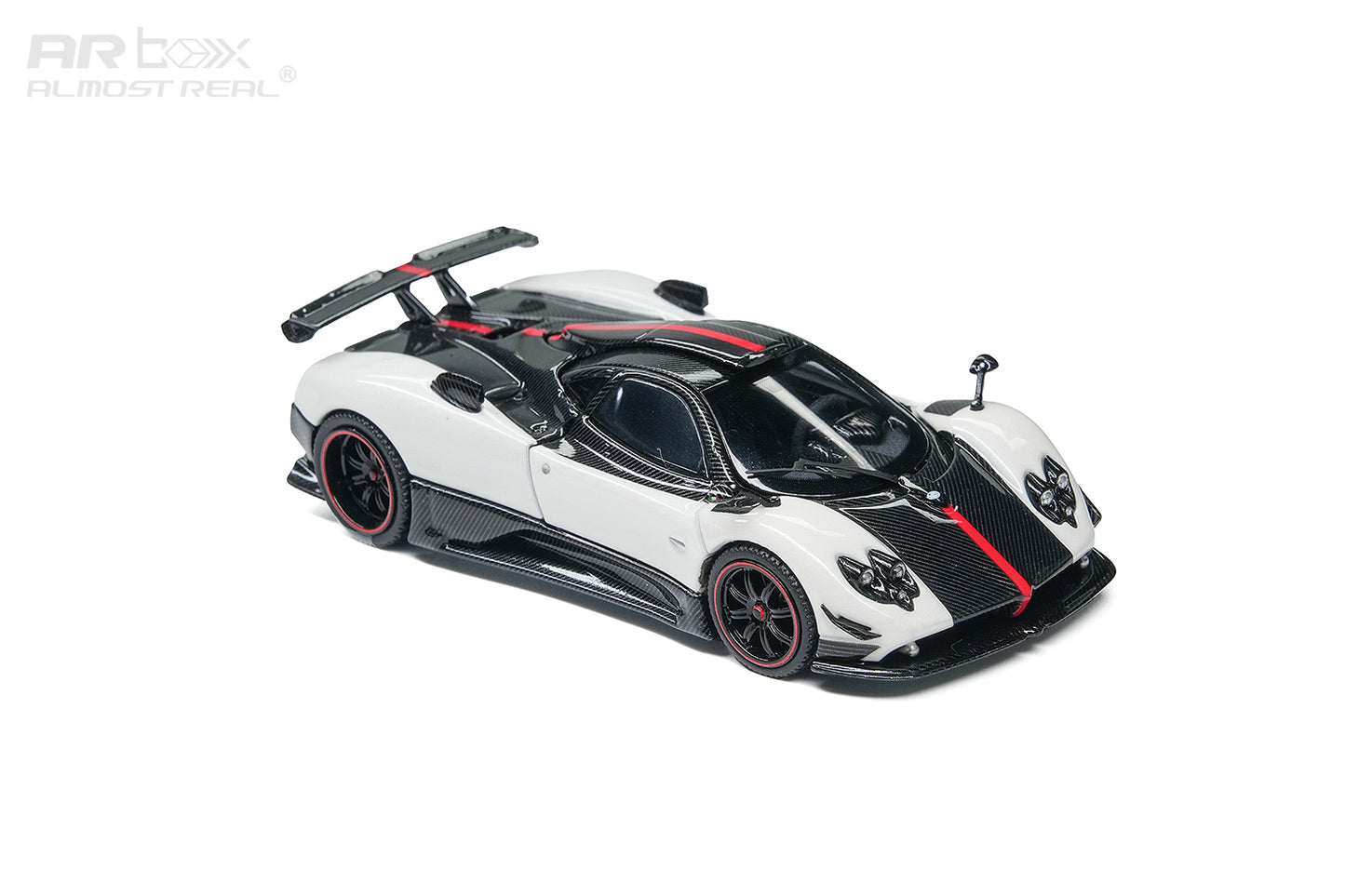 (Pre-Order) (650601001) AR Box - Pagani Zonda Cinque Coupe - 2009 "Bianco Benny"