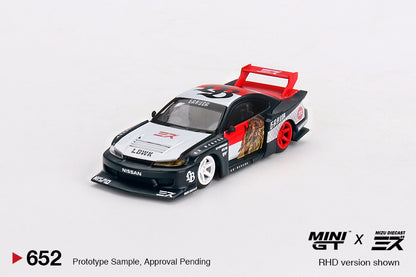 (MGT00652) LB-Super Silhouette Nissan SILVIA (S15)“GARUDA” MINI GT x MIZU Diecast (ERROR CHASE))