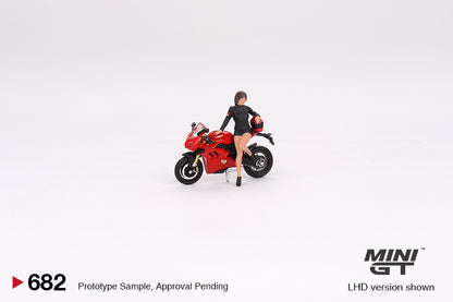 (MGT00682) - Ducati Panigale V4 S w/ Ducati Girl (Box Version)