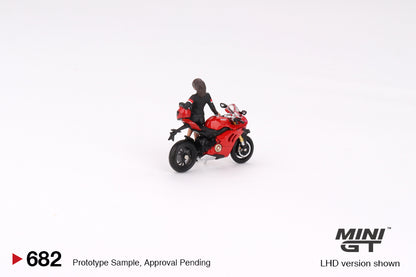 (MGT00682) - Ducati Panigale V4 S w/ Ducati Girl (Box Version)