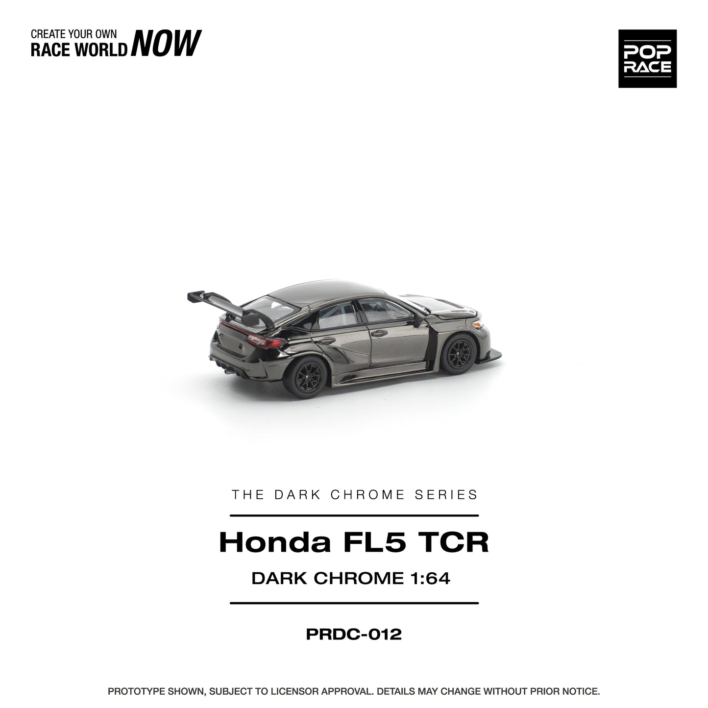 (Pre-Order) PRDC012 - HONDA CIVIC FL5 TCR DARK CHROME