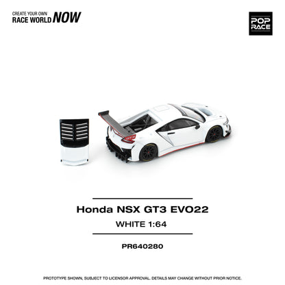 (Pre-Order) (PR640280) HONDA NSX GT3 EVO22 - WHITE