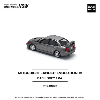 (Pre-Order) (PR640327) - MITSUBISHI LANCER EVOLUTION IV DARK GREY