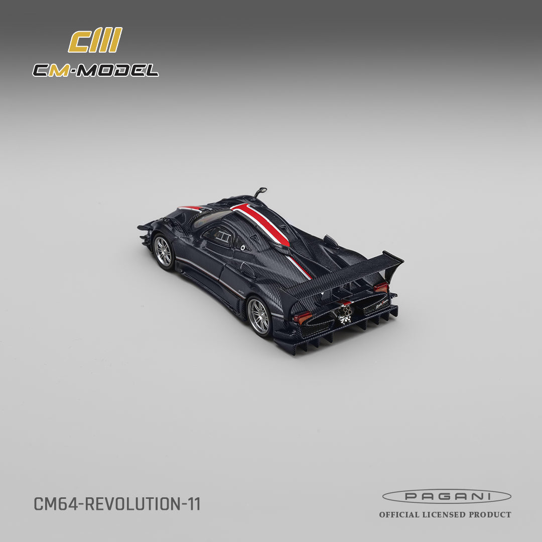 (Pre-Order)(CM64-REVOLUTION-11) Pagani Zonda Revlucion Navy Carbon Fiber