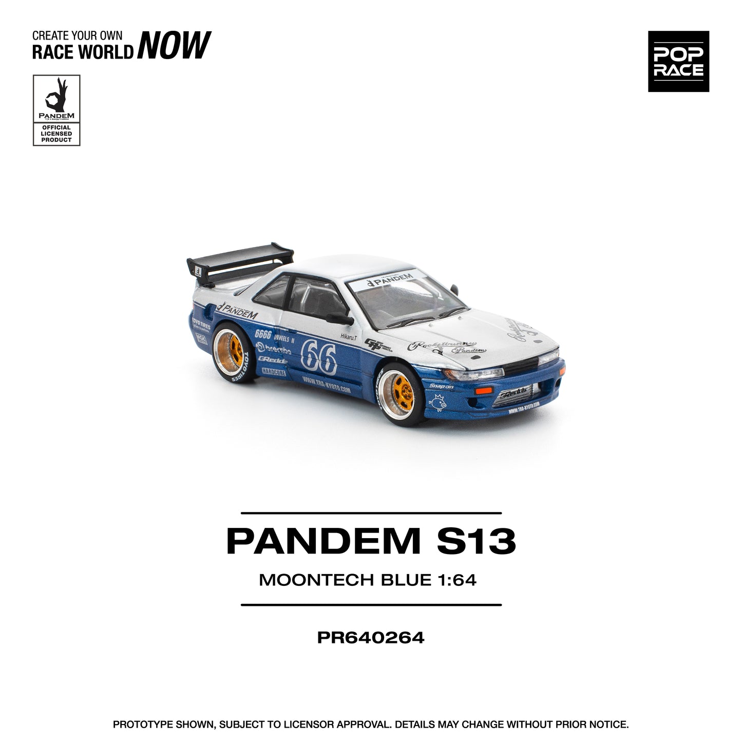 (Pre-Order) (PR640264) - PANDEM SILVIA S13 - MOONTECH BLUE