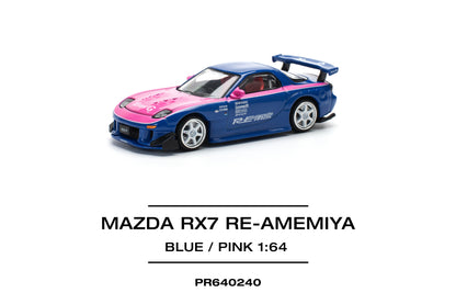 (Pre-Order) (PR640240) MAZDA RX7 RE-AMEMIYA - BLUE/PINK