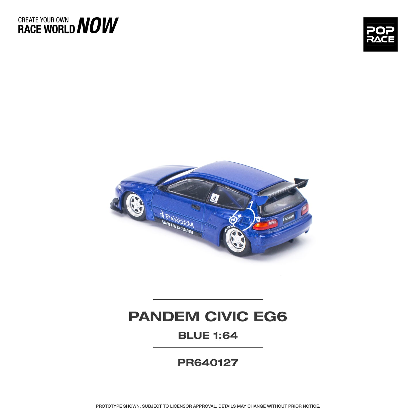 (PR640127) - Pandem Honda Civic EG6 v15 Metallic Blue