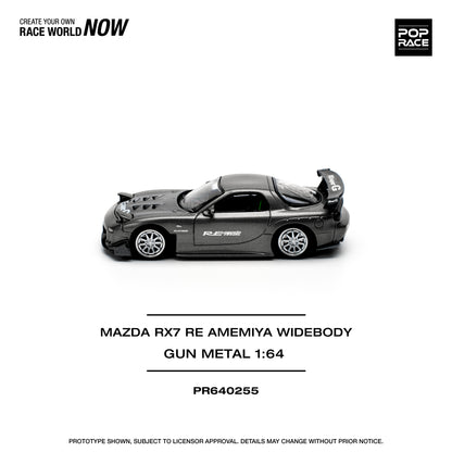 (PR640255) MAZDA RX7 RE-AMEMIYA - GUN METAL